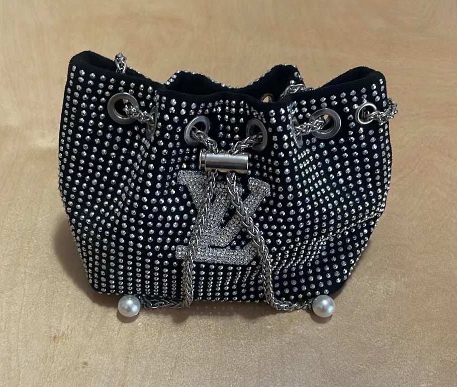 Small Bedazzled LV Handbag