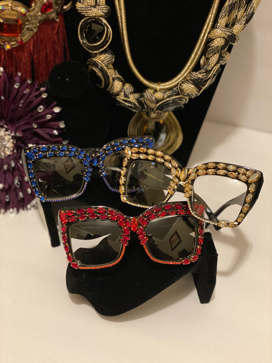 Fashion Designer Sunglasses with Bling