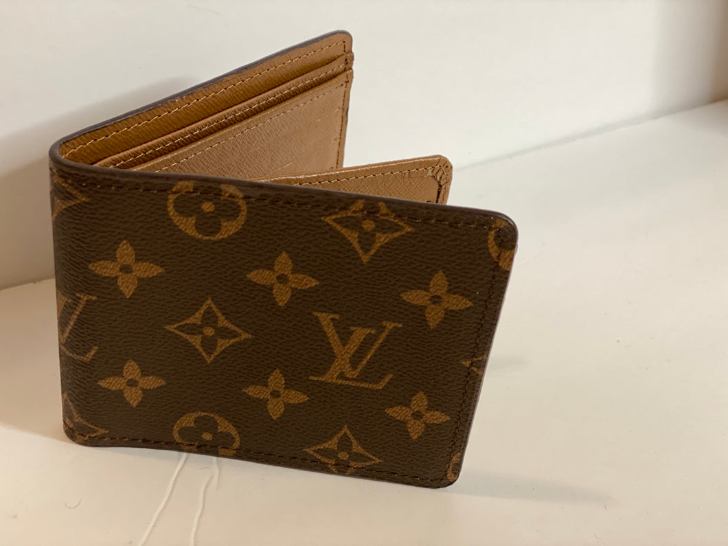 LV Monogram Wallet Brown Interior Men's Wallet